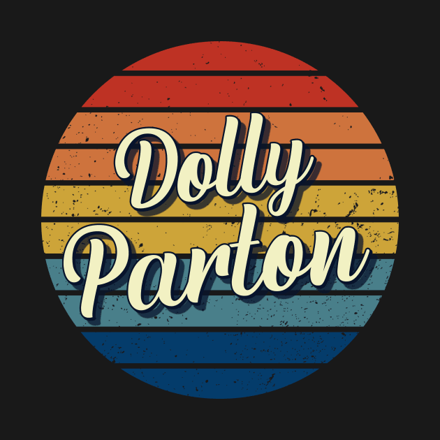 Dolly Parton Vintage Retro Circle by DorothyMayerz Base