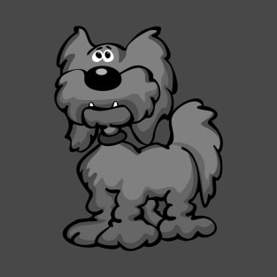 Aussiedoodle Dog Cartoon T-Shirt