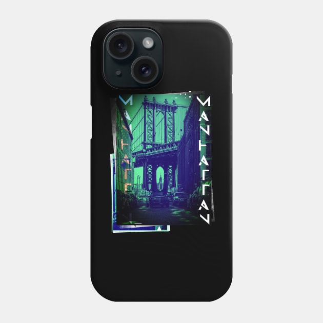 Manhattan poster Phone Case by remixer2020