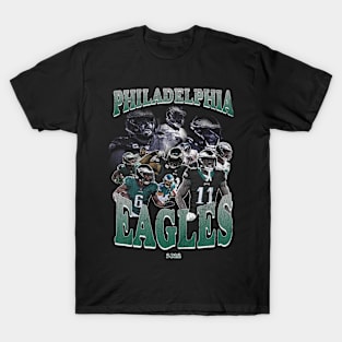 NFL Philadelphia Eagles Super Bowl Trophy Collection Gray Adult XXXXL T- Shirt