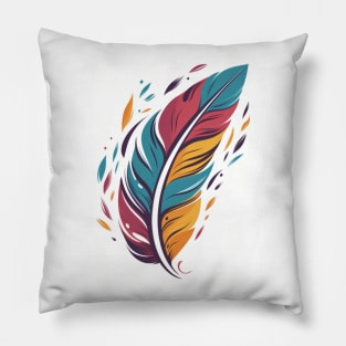 Feather Vintage Design Pillow