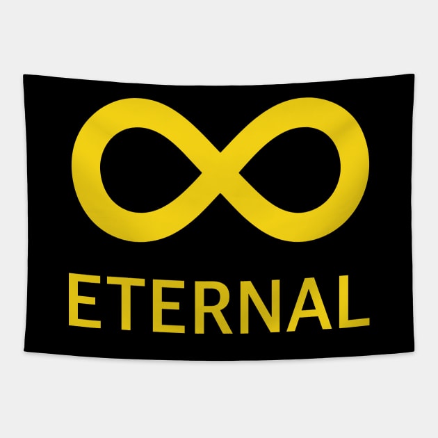 Eternal Infinity Symbol Tapestry by Random Beauty