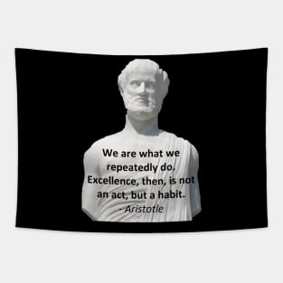 Aristotle Quote - Excellence Tapestry