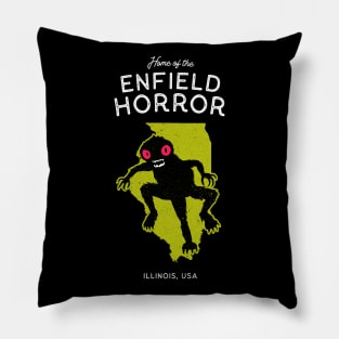 Home of the Enfield Horror - Illinois USA Cryptid Pillow