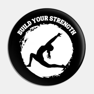 Build your strength Yoga meditation Pin