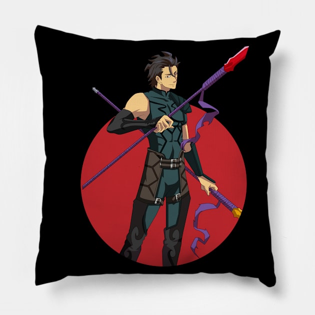 fate zero - Lancer Pillow by Hala Art