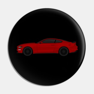 MUSTANG GT DARK-RED Pin