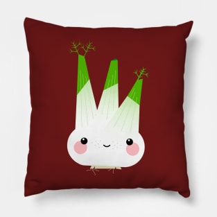 Kawaii Illustration Fine Fennel Pillow