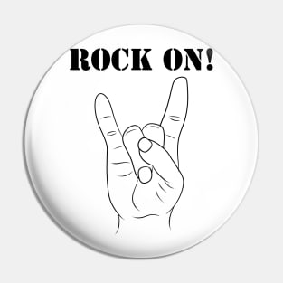 Rock On! Pin