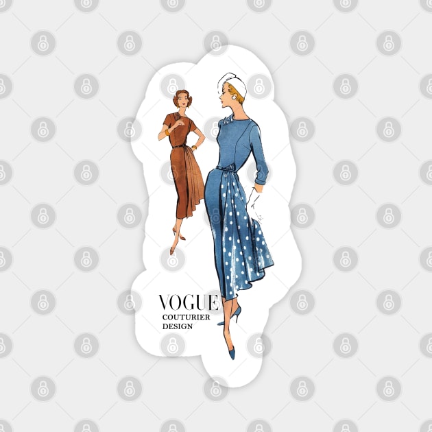 Couturier Design The 50s 4 Magnet by HeritageScrap