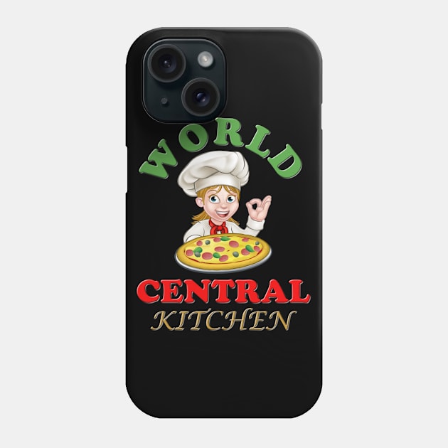 Kitchen, world central kitchen, central, world, world kitchen, funny kitchen design, central kitchen, cool kitchen, kitchen design, world kitchen design Phone Case by DESIGN SPOTLIGHT