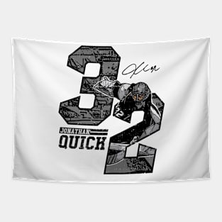 Jonathan Quick Los Angles Offset Tapestry