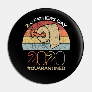 2nd Father's Day 2020 in Quarantine, Father's Day, Father's Day Gift, Father's Day in Quarantine, New Dad Pin