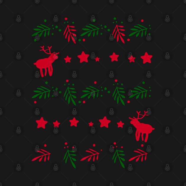 Rudolph Christmas pattern by CindyS