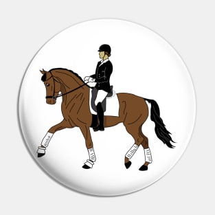 Dressage Rider Pin