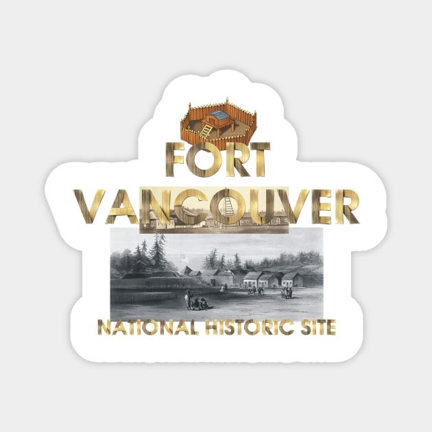 Fort Vancouver Magnet by teepossible