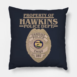 Property of Hawkins Police Dept. - Gold Pillow