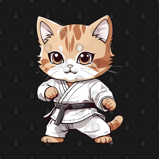 Cute Cat Taekwondo by neargads