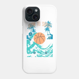 Basketball Born to shoot playbook 07 Phone Case