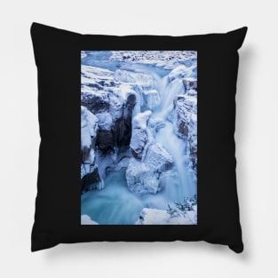 Blue Hour Waterfall Pillow