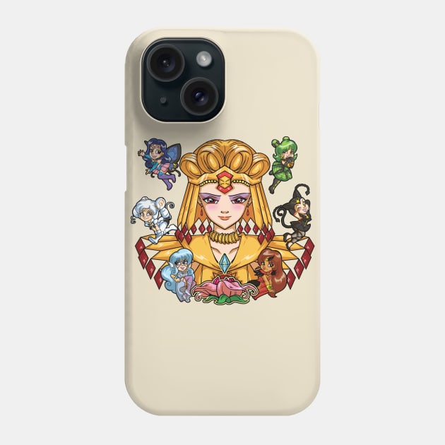 Galactic Animated Sailors Phone Case by Zorilita