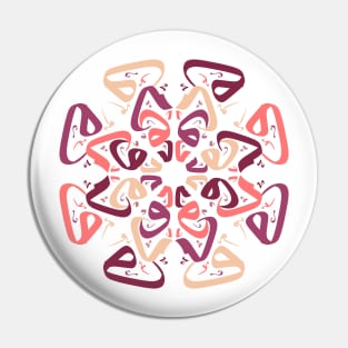 Abstract Arabesque Pin