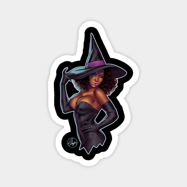 A sexy witch Magnet by Eliaschatzoudis