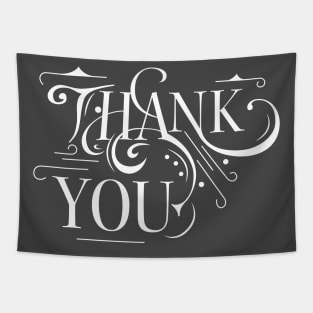 Hand Lettered Thank You Tapestry