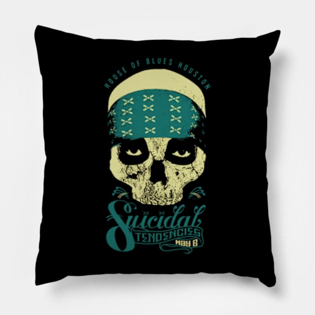 Suicidal Tendencies new 6 Pillow by RyuZen