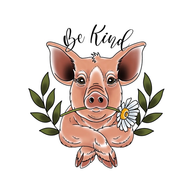 Be kind pig by NicoleHarvey