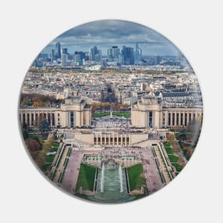 Trocadero area and La Defense metropolitan Pin