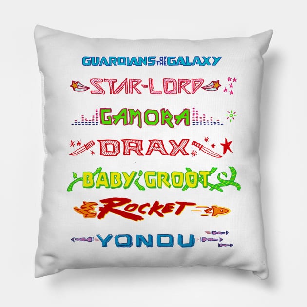 the guardians Pillow by claudiolemos