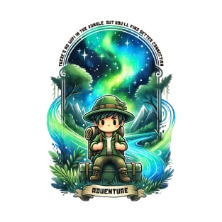 Cute Boy Nature's Explorer Kawaii T-Shirt