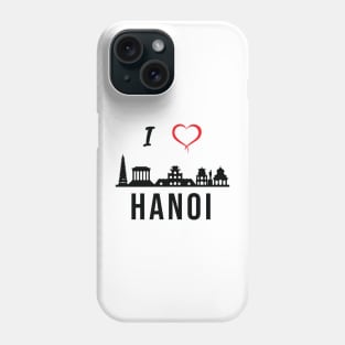 I love Hanoi Skyline Vietnam Vietnamese Design Phone Case