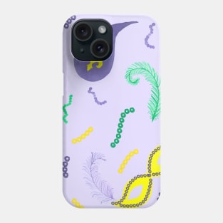 Mardi Gras Paisley Phone Case