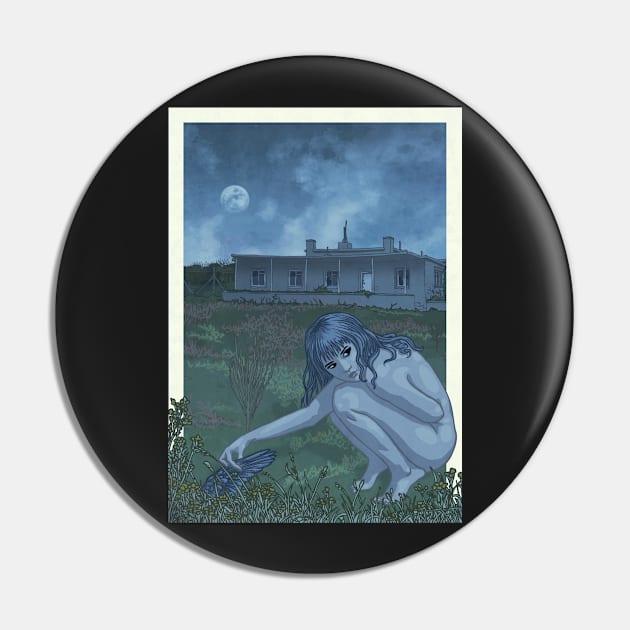 Crow Girl by Moonlight Pin by silusUK