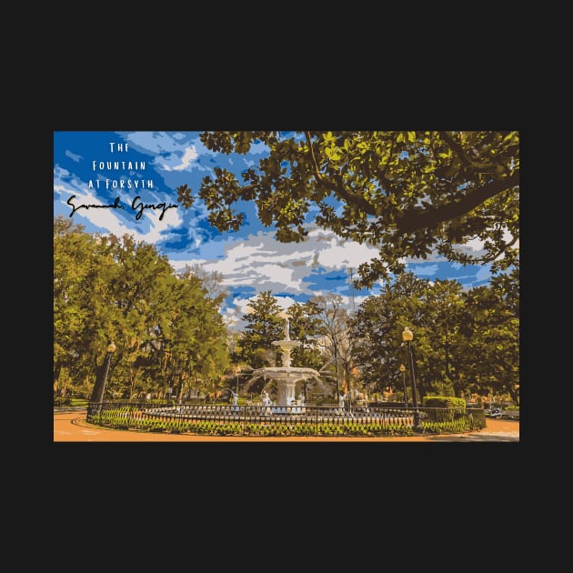 The Fountain in Forsyth Park, Savannah Georgia by Gestalt Imagery