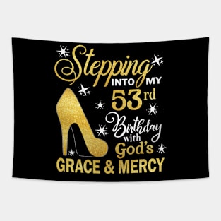 Stepping Into My 53rd Birthday With God's Grace & Mercy Bday Tapestry