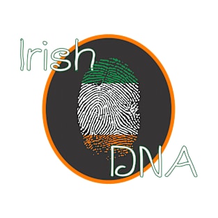 Irish Flag DNA Fingerprint T-Shirt