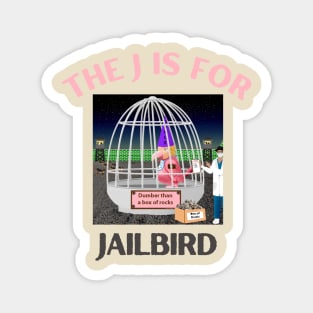 Donald J Trump Jailbird Dunce Cap Magnet