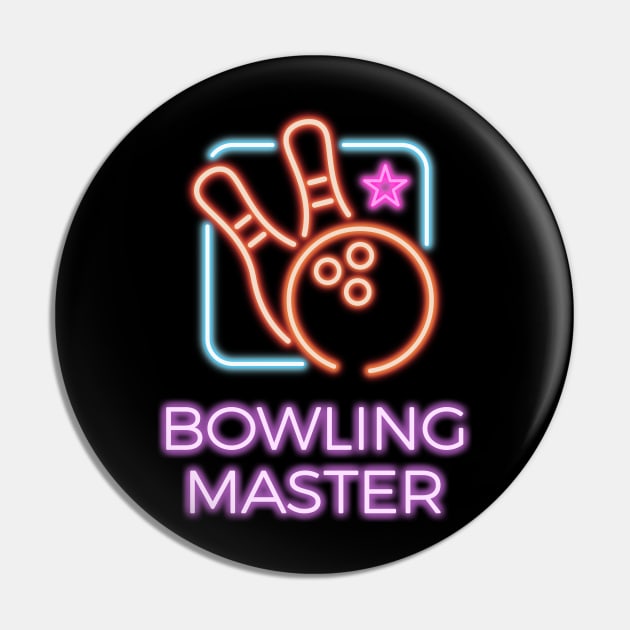 Bowling Master Pin by superdupertees