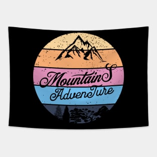 Mountains adventure Tapestry