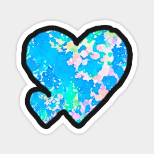 Double heart print Magnet