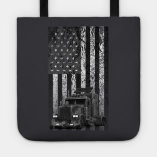 American Flag Trucker Tote