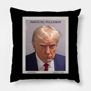 Trump Mugshot Inmate Number Pillow