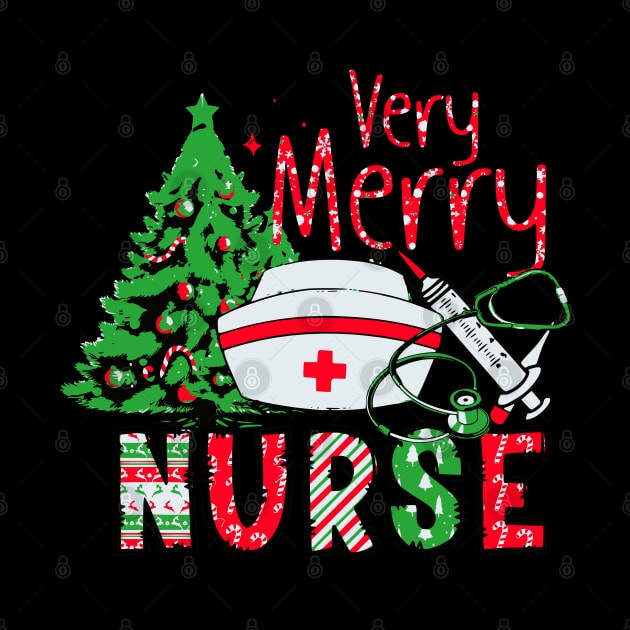 Very Merry Nurse Christmas by VisionDesigner