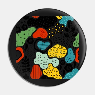 Abstract Spots Pin