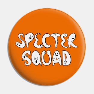 Scary Cute Ghost Characters Specter Squad Halloween Pin