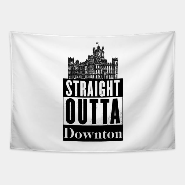 Straight Outta Downton Tapestry by yaney85