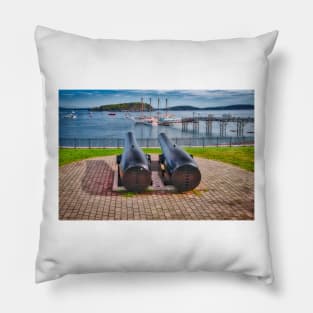 Bar Harbor Cannons Pillow